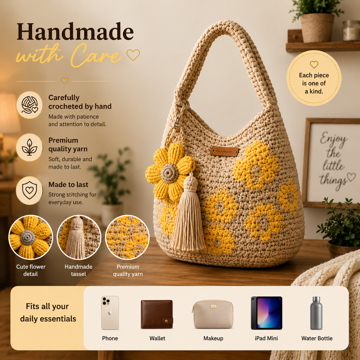 Flower Tote Bag
