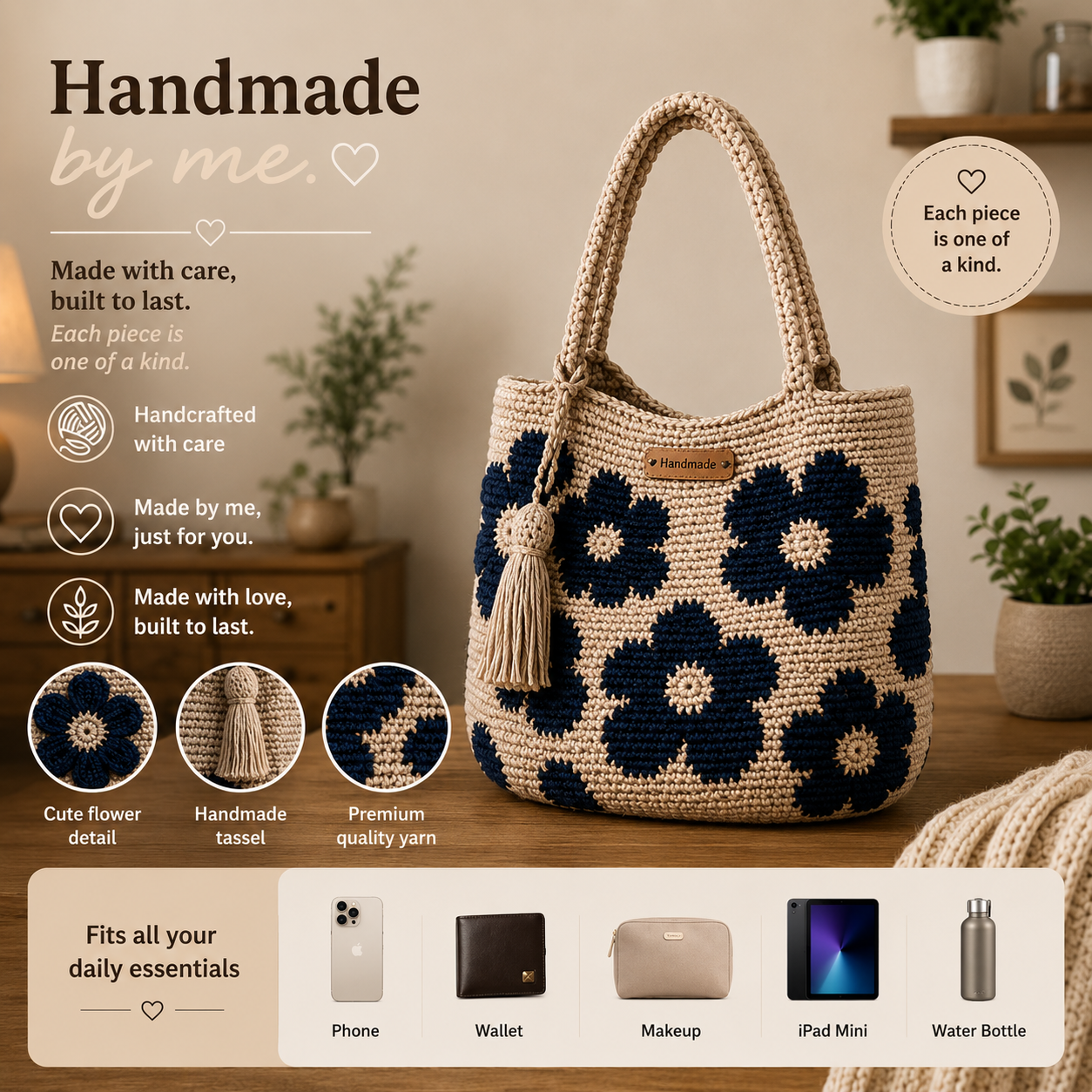 Flower Tote Bag