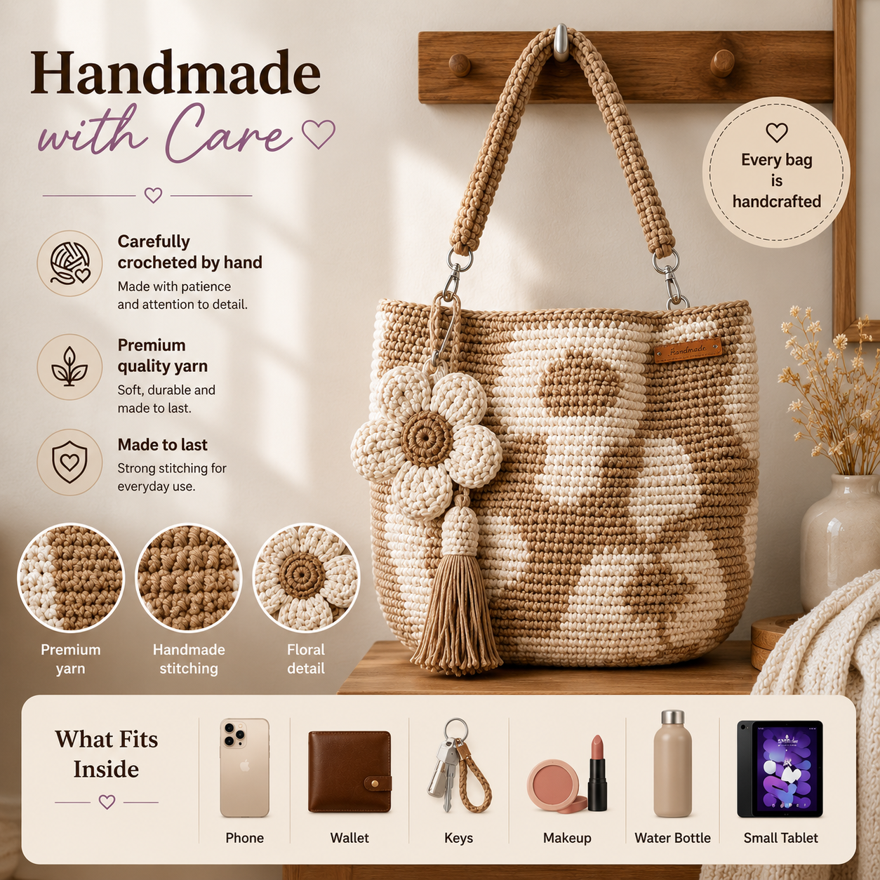 Flower Tote Bag